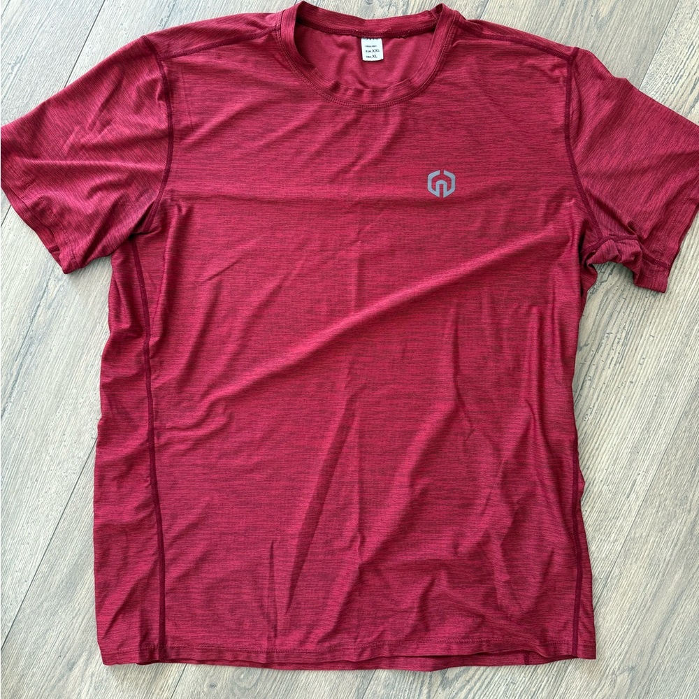 Men's Red Athletic Shirt